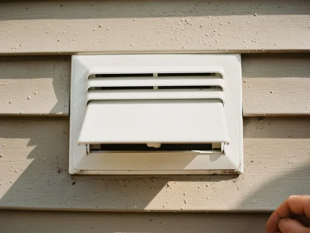 Wildomar Dryer Vent Cleaning technician performing professional exhaust vent cleaning at a residential property in Wildomar
