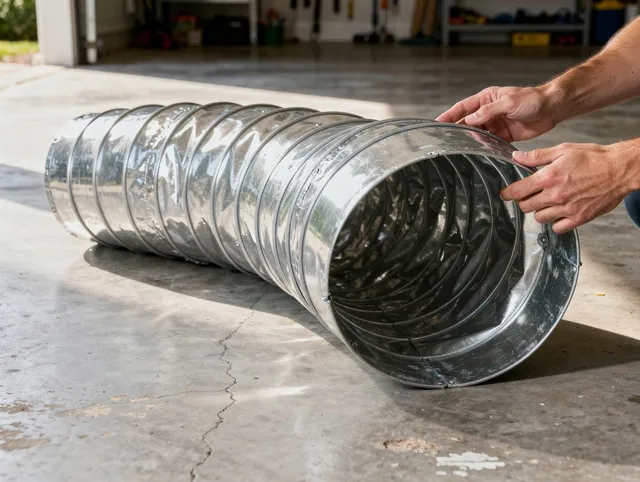 Wildomar Dryer Vent Cleaning specialist using advanced equipment for thorough duct cleaning in Wildomar